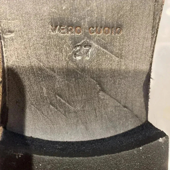 Boemos made In Italy 🇮🇹 metallic boots size 7 - Picture 4 of 6